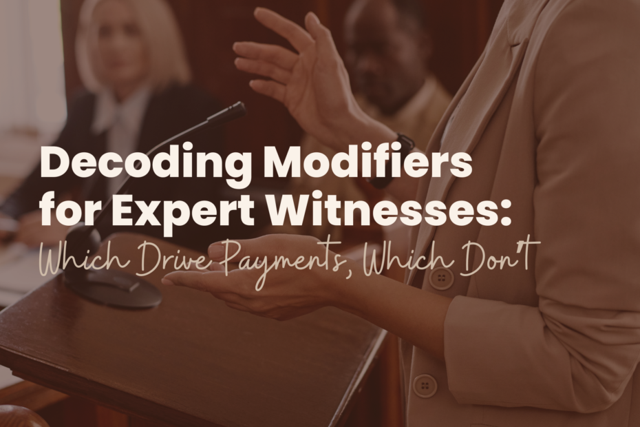 Decoding Modifiers for Expert Witnesses